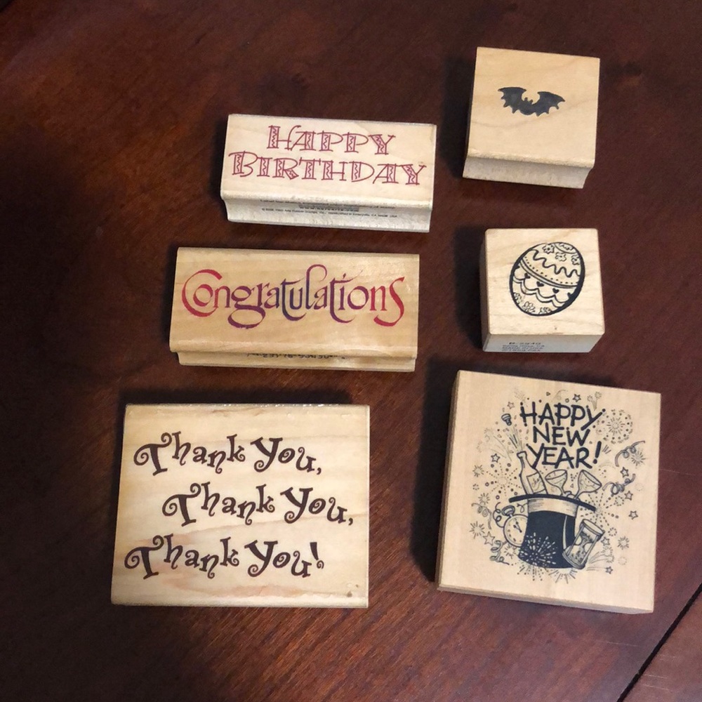 Variety of rubber stamps